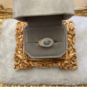 Sterling Silver University of FLORIDA GATORS Signet Ring